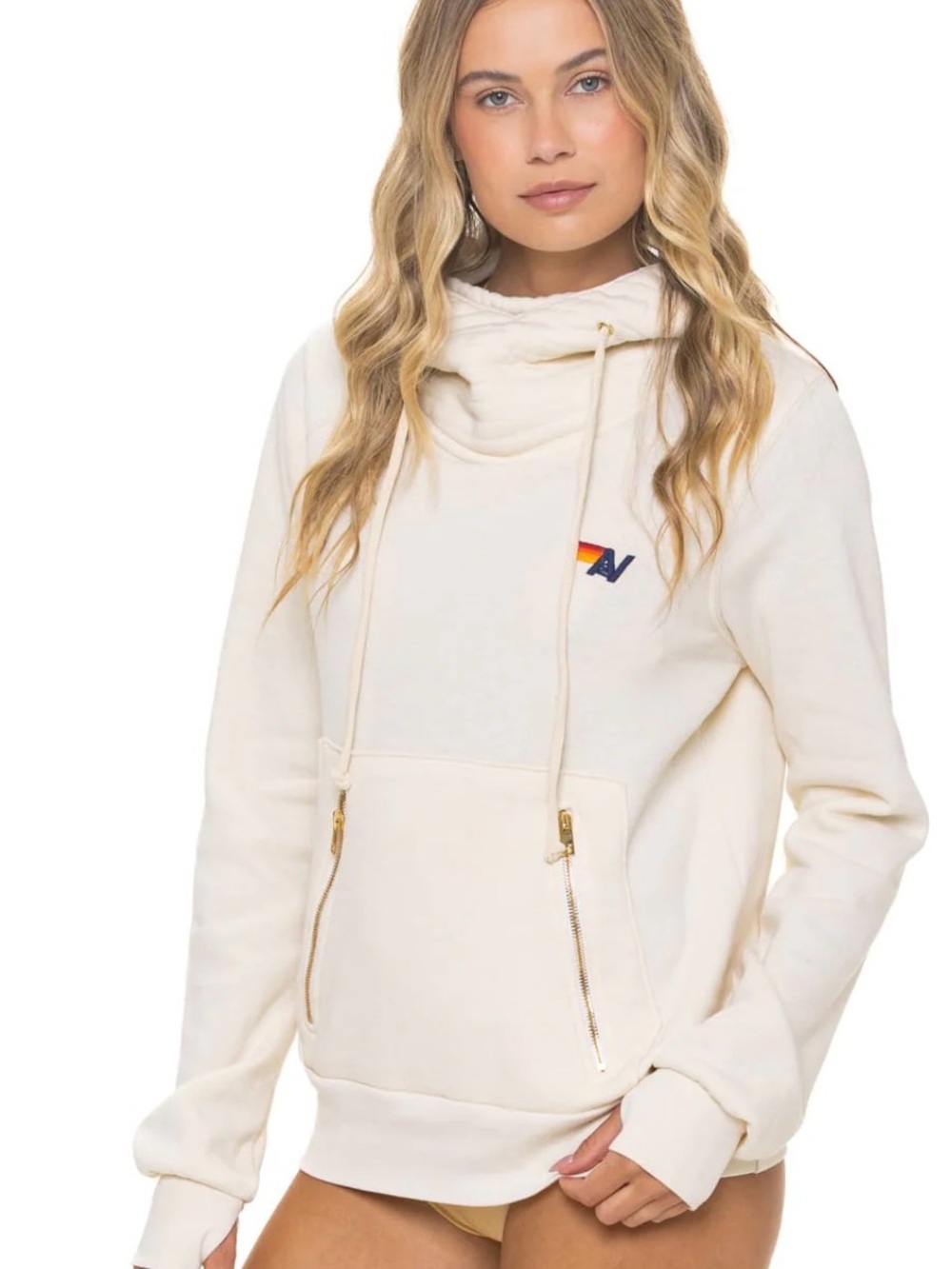 Aviator nation
NINJA PULLOVER HOODIE -
VINTAGE WHITE size small, EUC